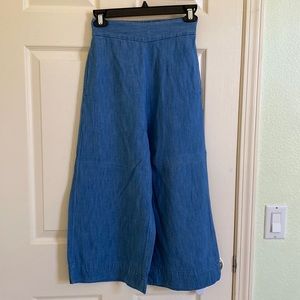 Madewell Jean wide leg crop pants